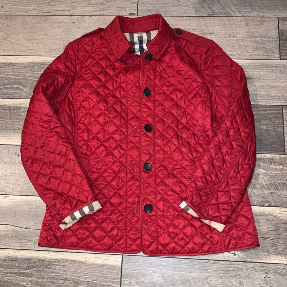 Womens Burberry Coat Sz XL